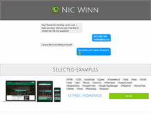 Tablet Screenshot of nicwinndesign.com